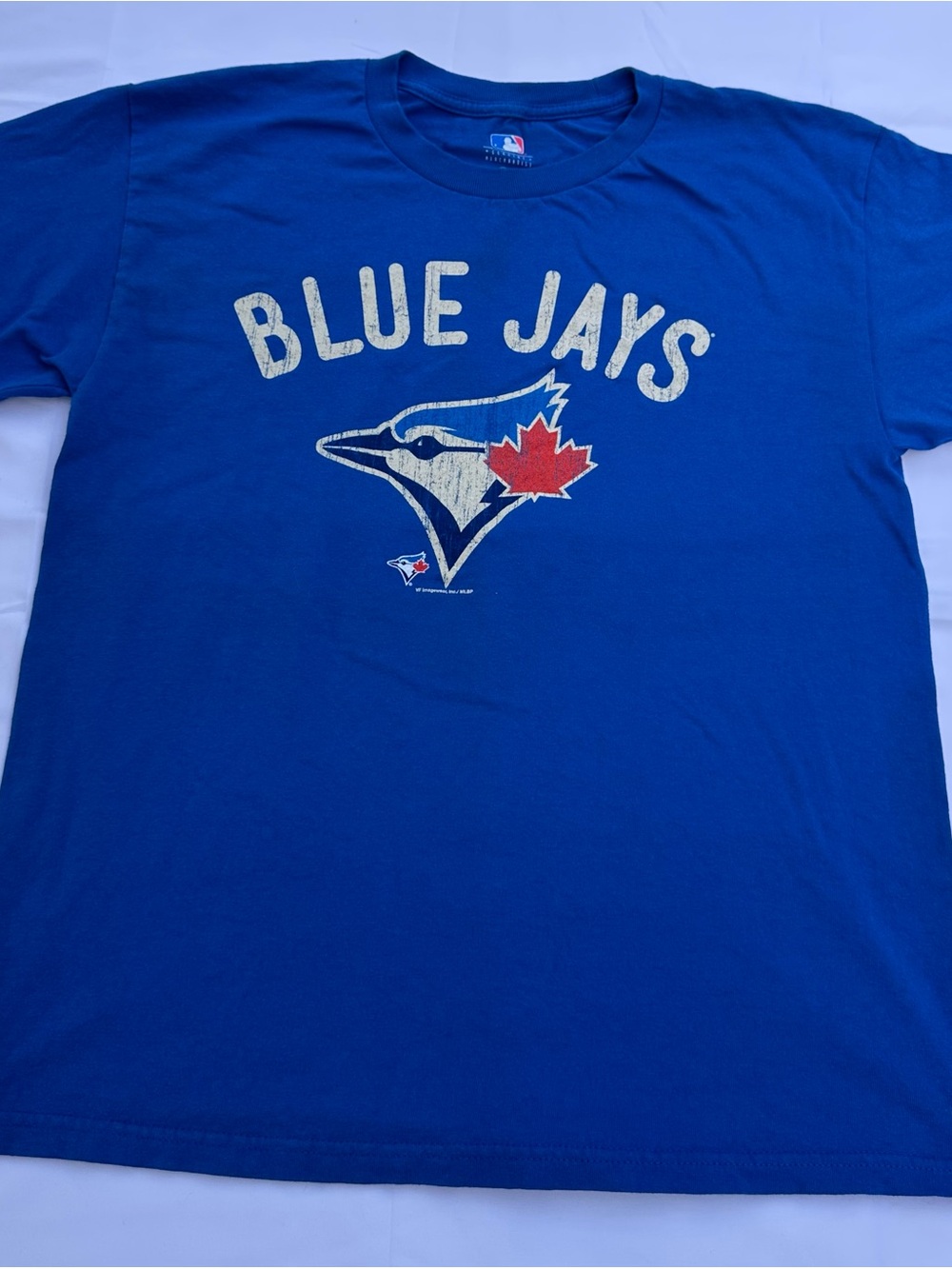 Toronto Blue Jays MLB Men’s Graphic T-Shirt Blue Size Large